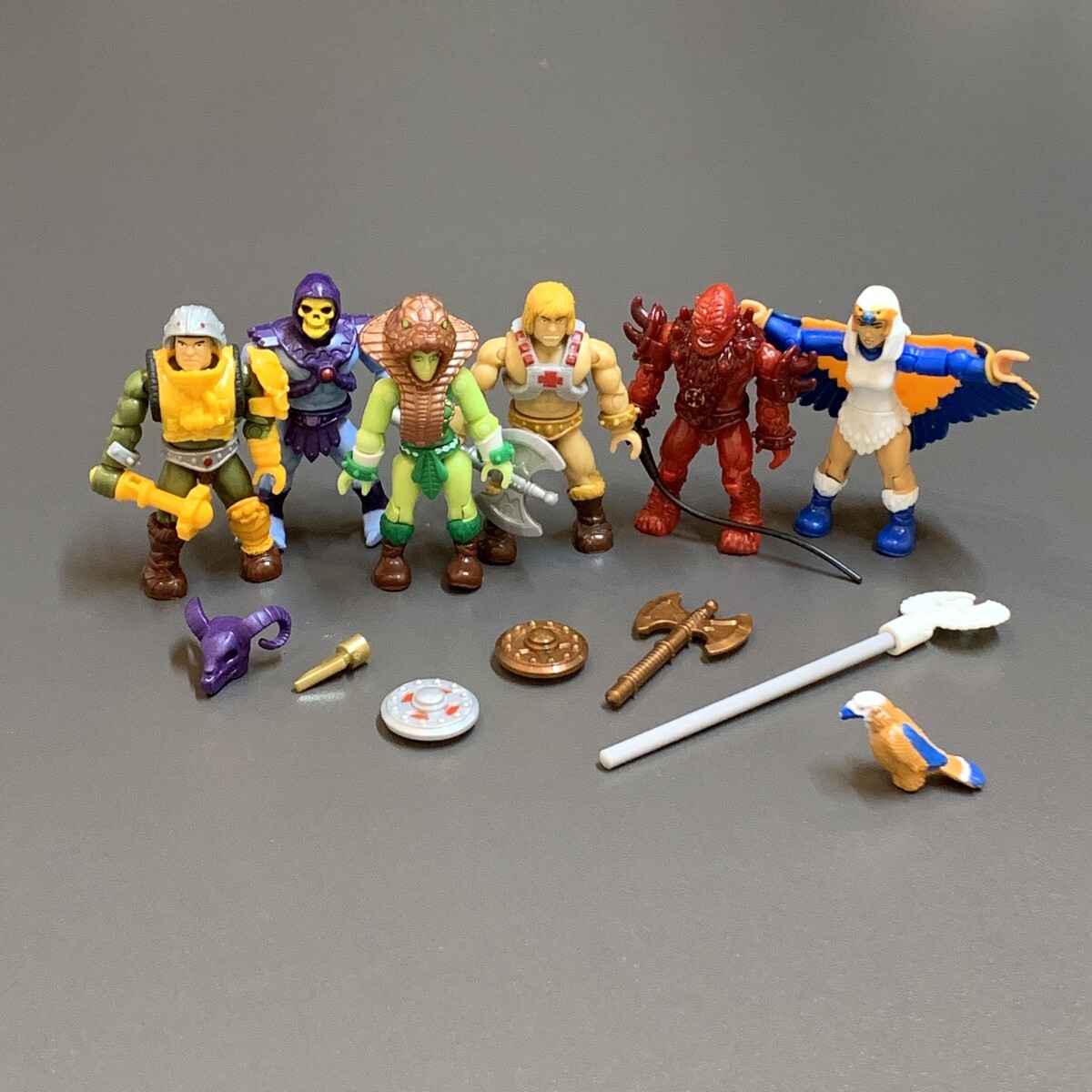6 MEGA BLOKS Construx CASTLE GRAYSKULL Masters of the universe He