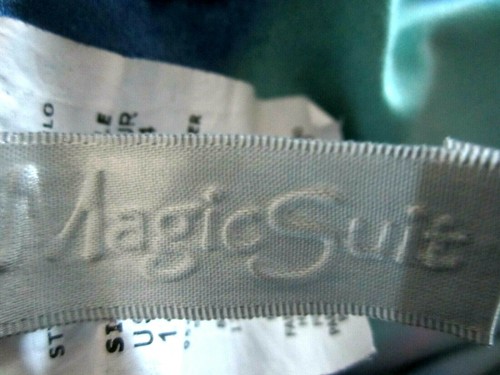 MAGICSUIT Multicolor Sarong Wrap Ruched Sides Underwire Tankini Top Size 14 - Picture 11 of 12