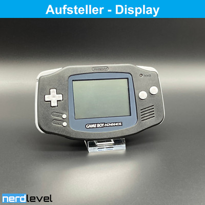 Aufsteller Ständer Halter Präsentation Vitrine für GameBoy Advance Game Boy GBA 