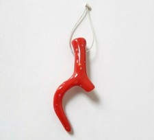 Mediterranean Italy Reef Loose Branch Red Coral 100 Natural Sea Drilled Polished