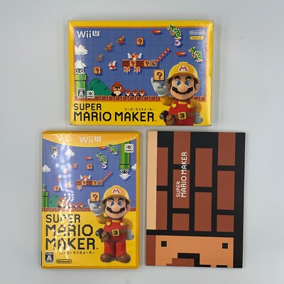 REGION LOCKED】Super Mario Maker Nintendo Wii U Japan Import US
