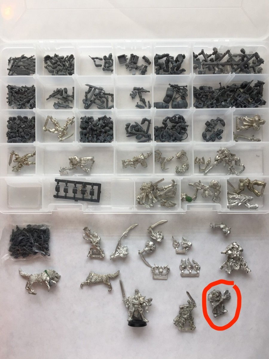 Oldhammer OOP Metal minis SPACE WOLF, WHITE SCARS, BLACK TEMPLAR