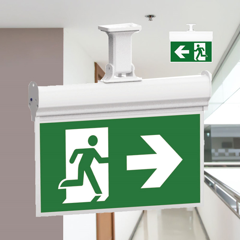 Panneau LED EXIT de secours 3W IP20 Blanc au design épuré et durable - 4