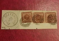Schleswig -Holstein und Lauenburg Mi,Nr  7+7/7 2 er Briefst&uuml;ck ( 116) (D&auml;nemark)