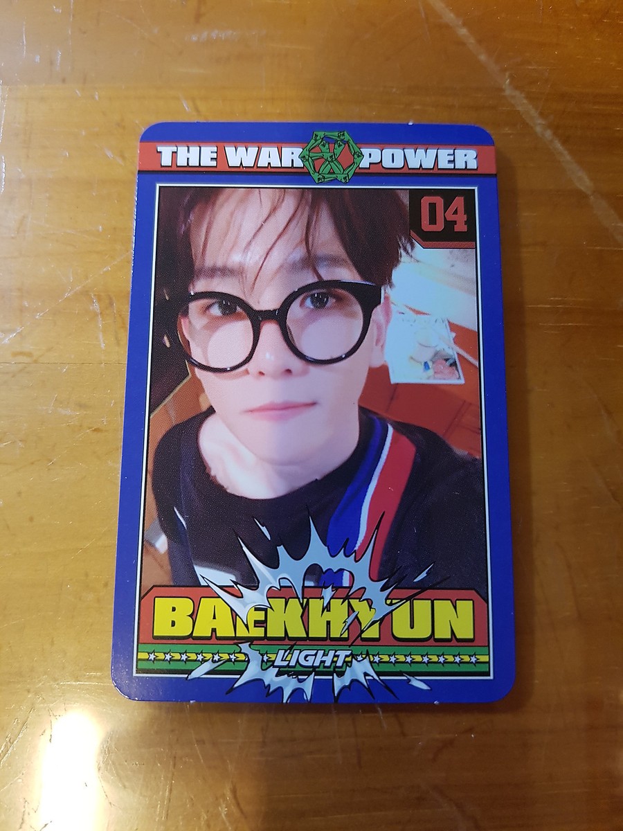 EXO 4th Album Repackage Power Baekhyun Type-A Photo Card Official