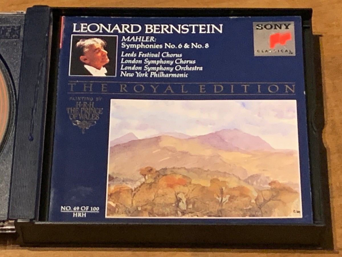 Mahler Symphonies 6 & 8 LEONARD BERNSTEIN Sony Classical 3 CD Box