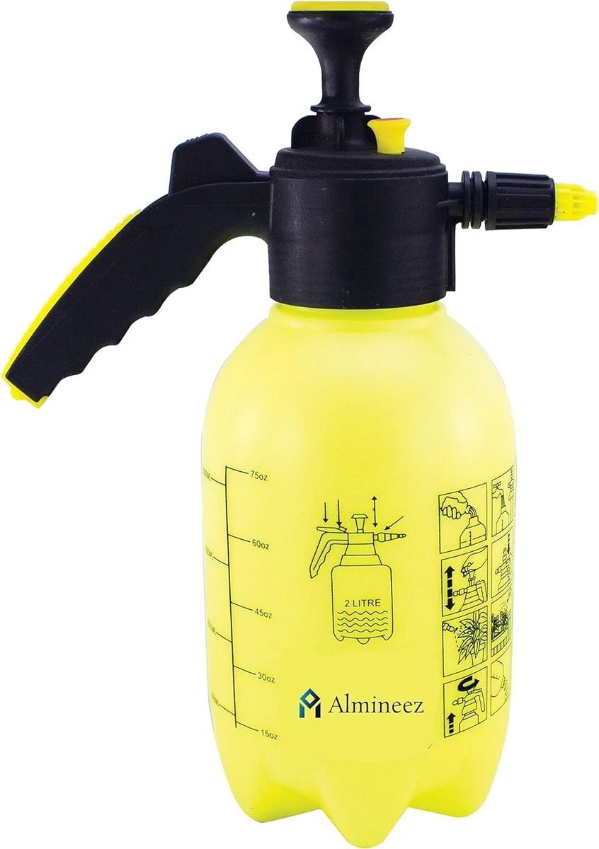 2L Garden Hand Pump Sprayer – Portable Pressure Spray Bottle Water Weed  Chemical