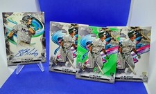 2023 TOPPS INCEPTION JJ BLEDAY Rookie AUTO # 14/249 green and 2 base RC marlins