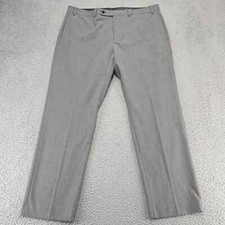 Lauren Ralph Lauren Dress Pants Mens 38x30 Gray Flat Front Mid Rise Preppy
