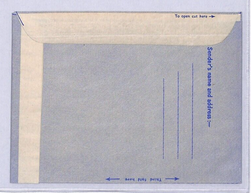 INDIA Postal Stationery AIR LETTER 75NP AEROGRAMME CTO? 1960 {samwells}YN133 - Picture 3 of 12
