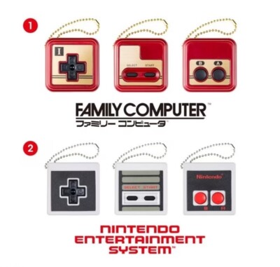 Nintendo Controller Capsule Toy Fidget Charm - Famicom Cross