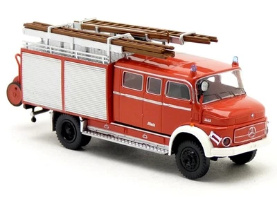 Brekina 47131 MB Mercedes Benz LAF 1113 LKW Feuerwehr neutral rot LF 16 1:87 H0 - Bild 1 von 3