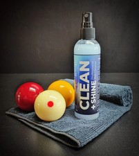 Clean + Shine / 125ml / Professional Ball Cleaner / 8 Ball Direct