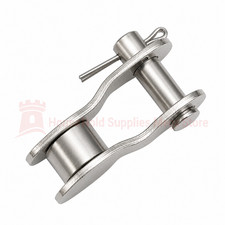 65 48 Half Link Roller Chain Connecting Link Gate Openers Stainless Steel