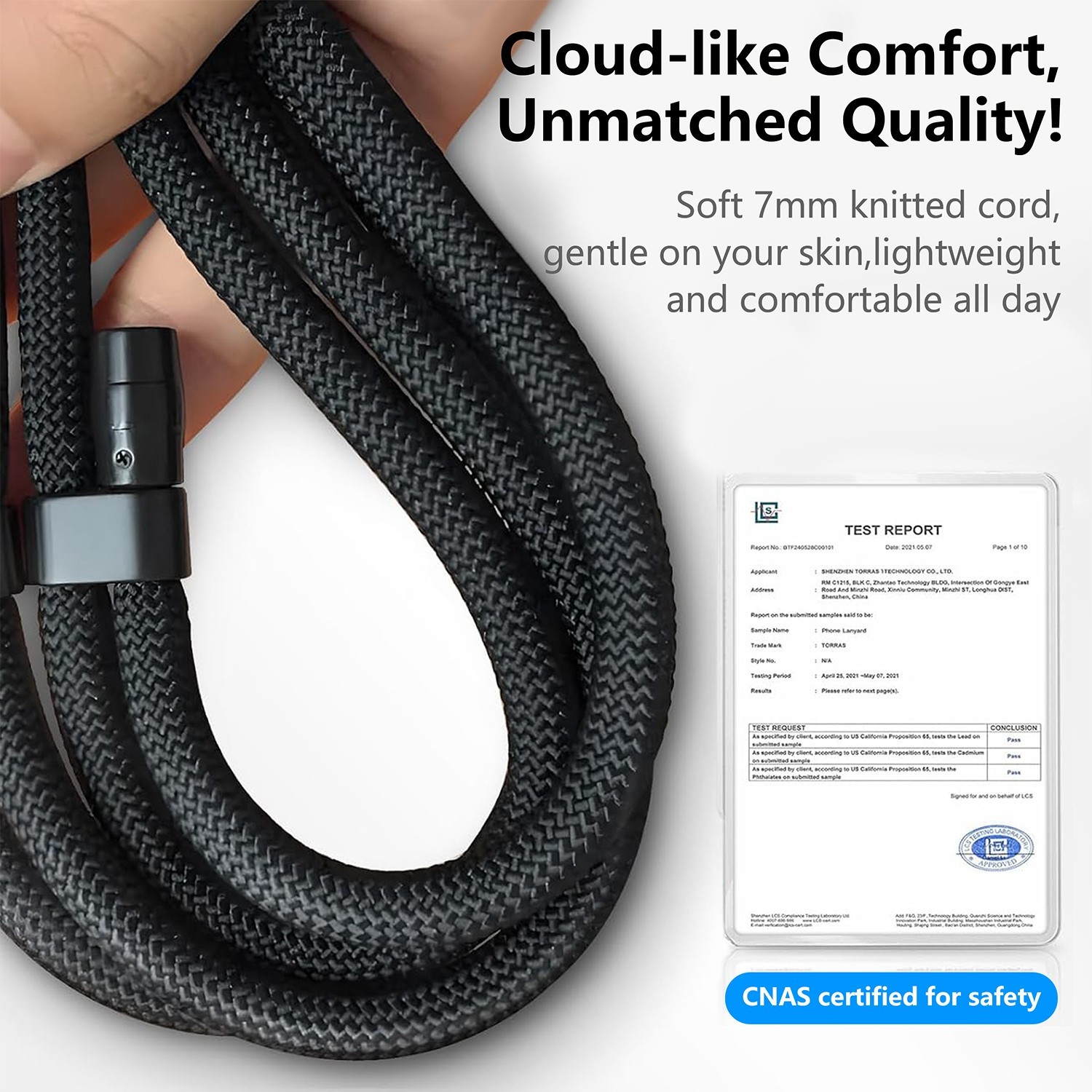 2 Pack Cell Phone Lanyard Crossbody Adjustable Neck Strap with 2 Pc Tether Tabs