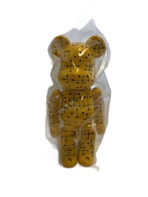Bearbrick Chogokin Eames Office Dot Pattern Yellow 200% Medicom Toy Bandai