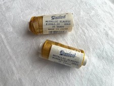 NOS Darice Metallic Elastic Gold 72 yards Thread / Cord Crafts Christmas
