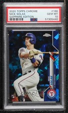 2020 Topps Chrome Sapphire Edition Nick Solak #166 PSA 10 GEM MT gp1