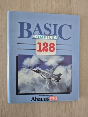  Commodore C64 / C128   Book and Floppy Disk ABACUS BASIC COMPILER 128  