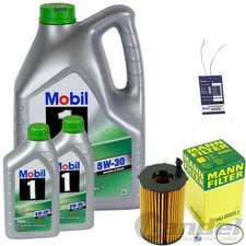 MANN ÖLFILTER+7L MOBIL1 5W30 für AUDI A4 8K+A5 8T+A6 4G+A7+A8 +Q7 VW TOUAREG 7P