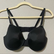 Warners Black Full Coverage Underwire Bra 36B