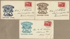 Australia 1938 NSW 150th Anniv Philatelic Exhbition Hunter McRae Cover x3 Colour