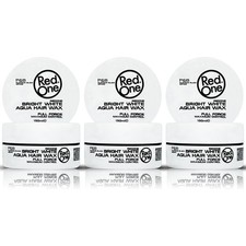 3X RedOne White Aqua Hair Gel Wax 150ml 5.07 fl oz Edge Control Braid Gel