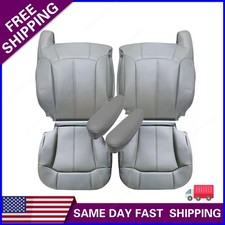 For 1999 2000 2001 2002 Chevy Silverado Front Seat Cover Armrest Cover Gray