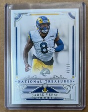 2025 Panini National Treasures Jared Verse /99 #60 Los Angeles Rams