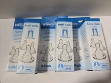 18 pcs. Dr. Brown’s Original Level 2 (3m+) Nipple - 18 Count Anti-colic Baby New