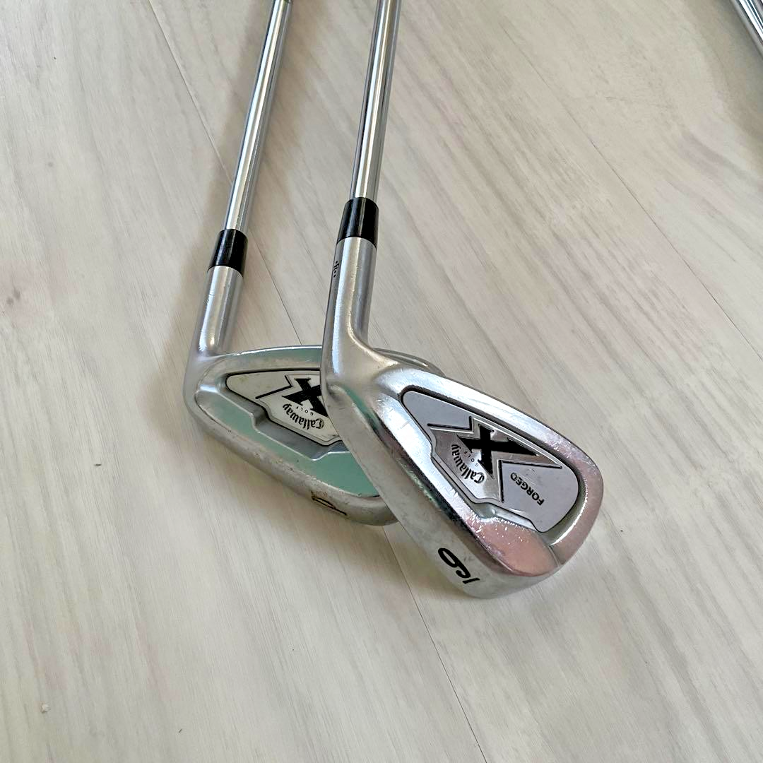 Callaway X Forged Iron set 2007 8pcs 3-Pw Stiff Flex Dynamic Gold