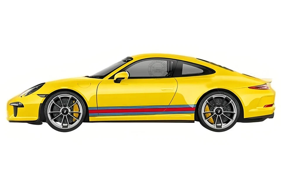 Calcomanía adhesiva gráfica a rayas de carreras para vinilo Porsche 991 718 Boxster Cayman Foto 4 de 4