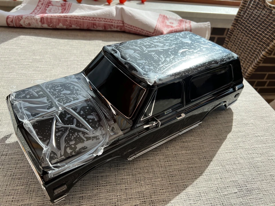 TRX-4 1972 Chevrolet Blazer Black Clipless Body - Bild 2 von 4