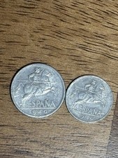 1940 Spain 5 & 10 Centimos