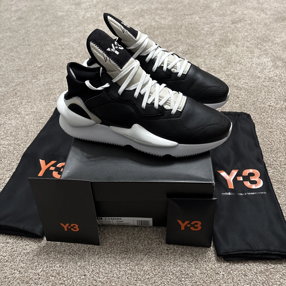 kayaa☆ Preços baixos em adidas Y-3 Kaiwa Core Black | eBay