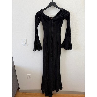 belle black off shoulder floral lace maxi dress Belle Maxi Dress - Black