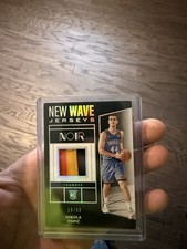2024-25 Panini Noir - New Wave Jerseys Nikola Topic #NWJ-4 /99 (MEM, RC)