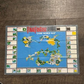 Final Fantasy Nintendo NES Complete in Box CIB w/ Maps Inserts 1990