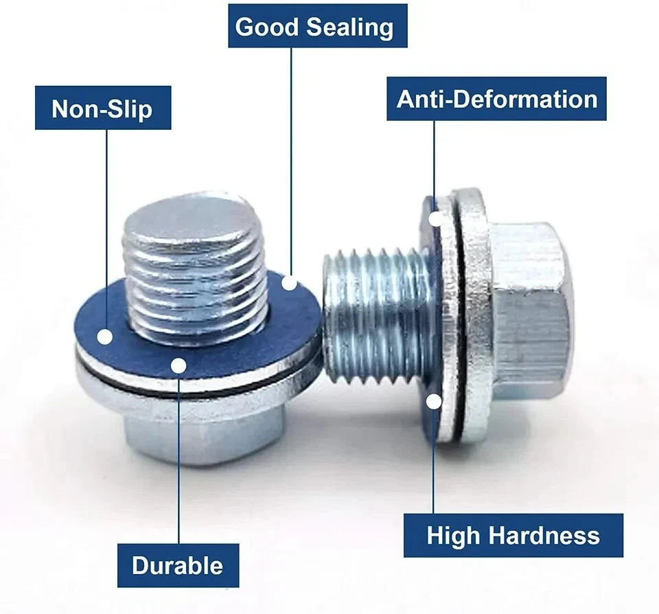 20 Pcs 12mm 90430-12031 For Toyota Lexus SCION Oil Drain Plug Washer Gasket US - Изображение 4 из 4