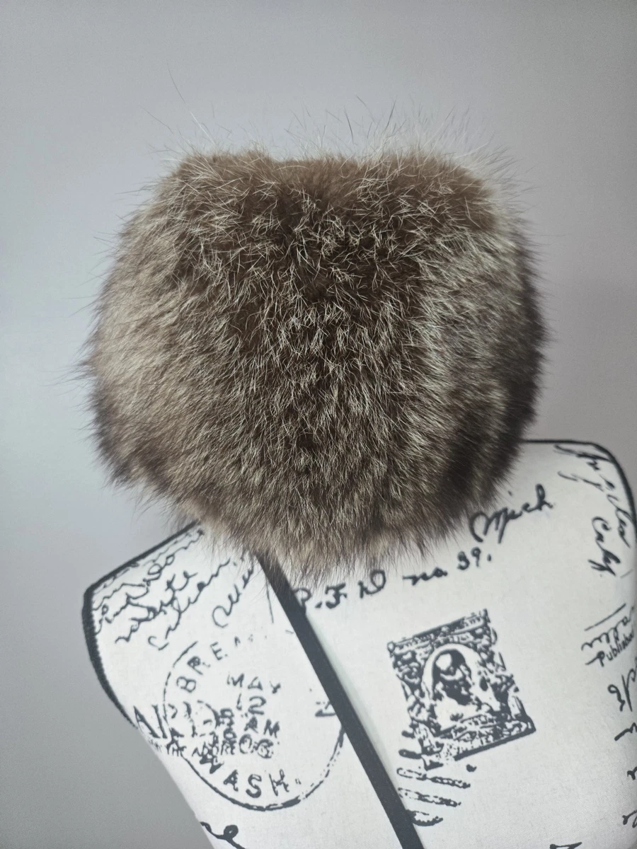 Vtg 1950s‎ Julius Garfinckel & Co. Cream Color Fox Fur Embroidered Formal Hat Vintage julius garfinckel - Gem main image 2