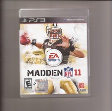 Madden NFL 11 (PS3, Sony PlayStation 3, 2010) Complete with Manual FREE Ship