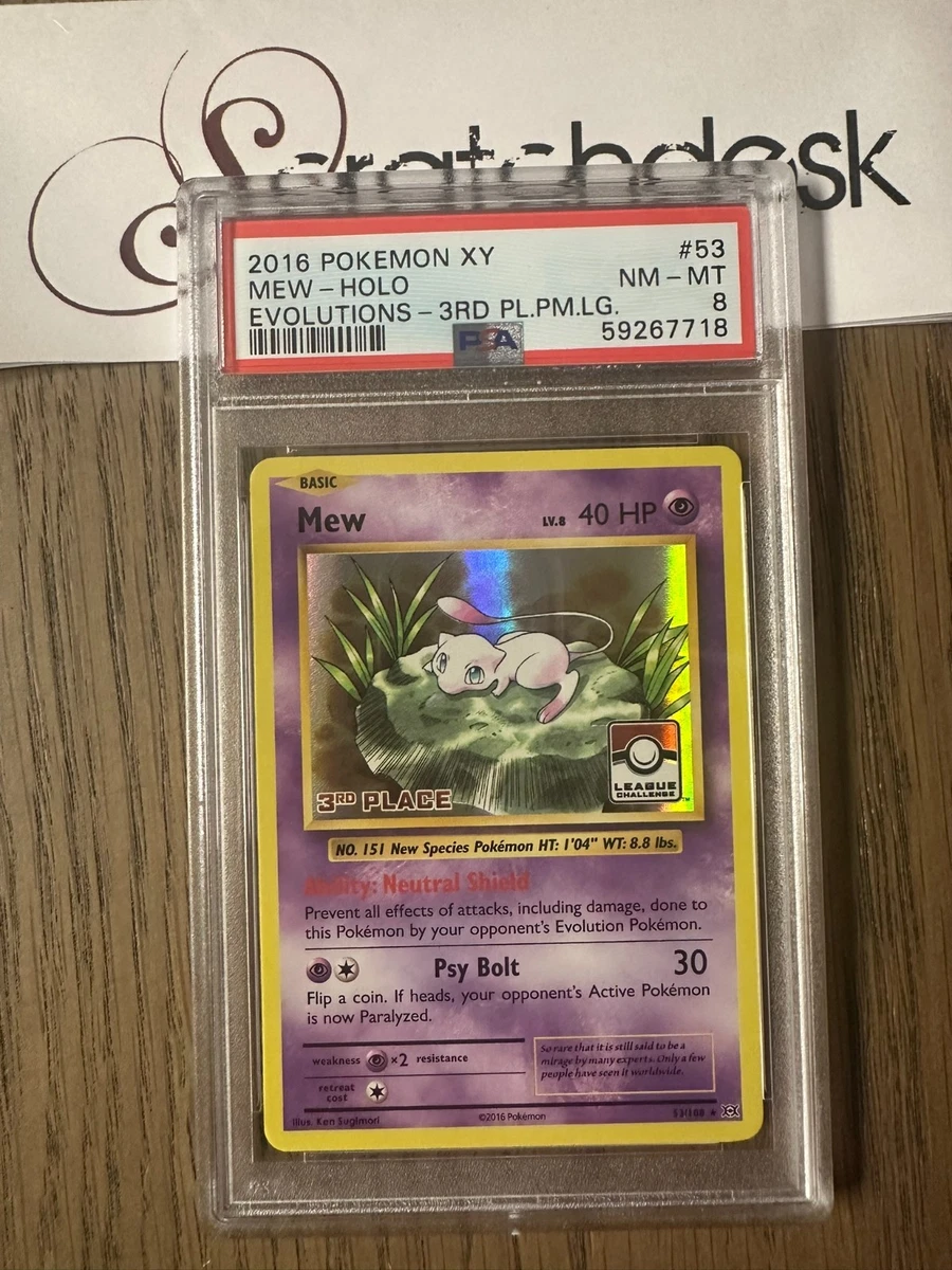 Mew Pokémon TCG Professional Sports Authenticator (PSA) Individual
