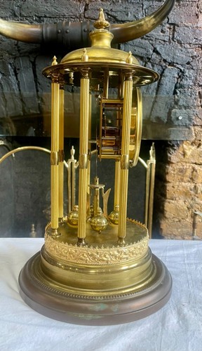 Anniversary Torsion Clock – Dome-Cased, Elegant, and Non-Working (Project Piece) - Picture 6 of 19