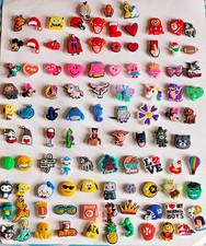 Shoe Charms 100 pcs Lot Different Charm RANDOM for Shoe Decoration NEW PVC