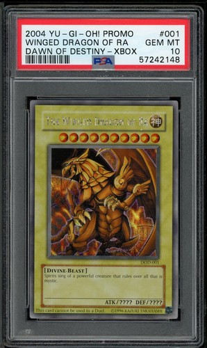 The Winged Dragon Of Ra DOD-001 Secret Rare Promo Yugioh PSA 10 *148