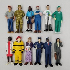 Lot Of 12 Lakeshore Learning PVC Community Helper Worker Figures