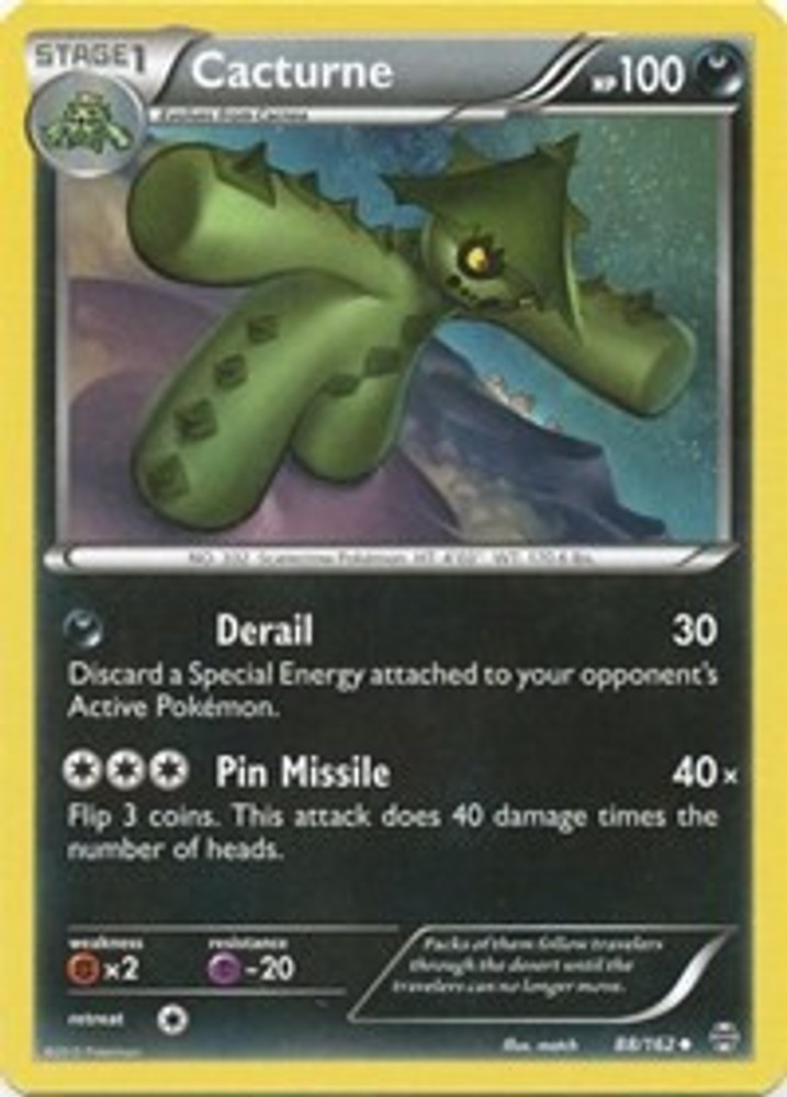 Pokemon Cacturne Uncommon 88/162 XY - BREAKthrough NM