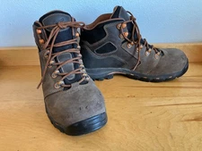 DANNER VICIOUS 4.5" COMPOSITE TOE  BROWN / ORANGE WORK BOOTS Men's Size 9/43