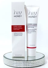 Hey Honey Come Clean Propolis & Mineral Facial Scrub 2.2oz RP$29 NEW! FREE SHIP!