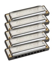 Hohner M2013 Rocket Harmonica, 5-pack